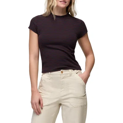 Prana Lotus T-shirt In Burgundy