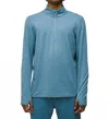 Prana Men's Altitude Tracker Quarter Zip Ii Sweatshirt In High Tide In Blue