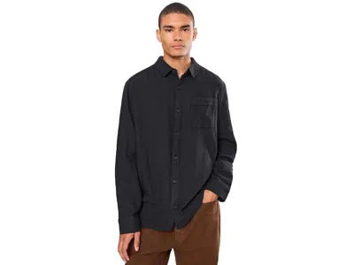 Prana Mendocino Shirt Men's Clothing Black: Sm