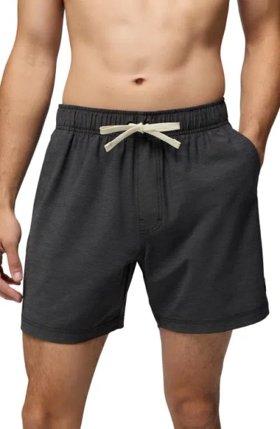 Prana Metric Swim Trunks In Black