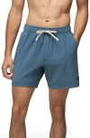 Prana Metric Swim Trunks In Blue