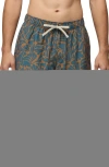Prana Metric Swim Trunks In Blue