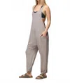 Prana Mindful Movement Jumpsuit In Almond In Gray