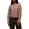 Prana Olivia Cowl Neck Sweater In Gray