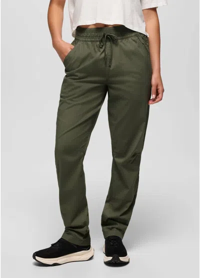 Prana Palisades Ripstop E-waist Pant In Rye Green In Gray