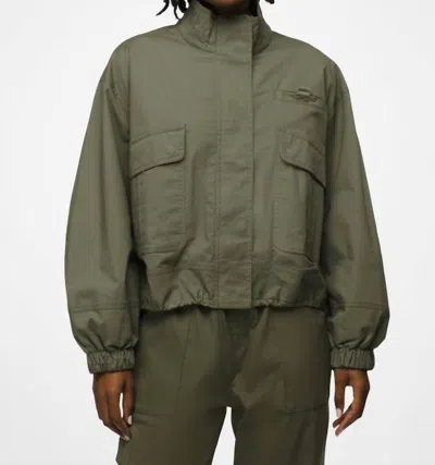 Prana Palisades Ripstop Jacket In Rye Green In Multi