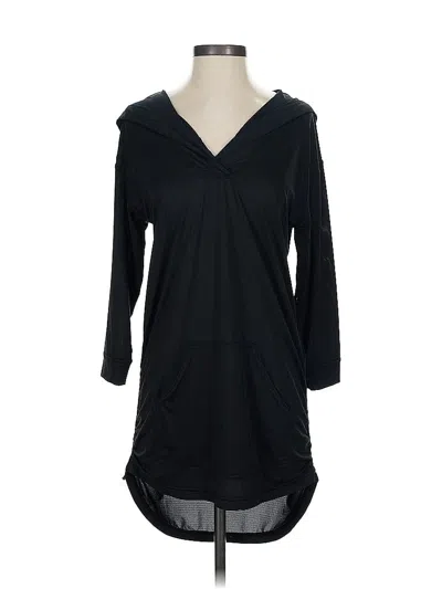 Pre-owned Prana Pullover Hoodie In Black