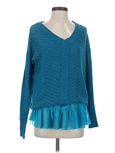 Pre-owned Prana Pullover Sweater In Blue