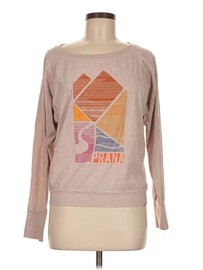 Pre-owned Prana Pullover Sweater In Brown