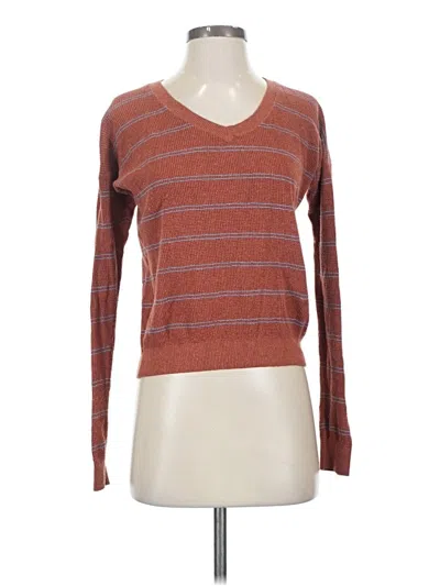Pre-owned Prana Pullover Sweater In Brown