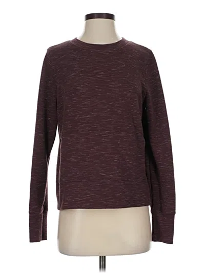 Pre-owned Prana Pullover Sweater In Burgundy