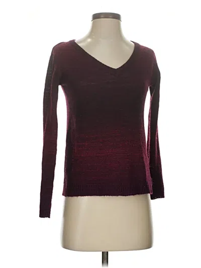Pre-owned Prana Pullover Sweater In Burgundy