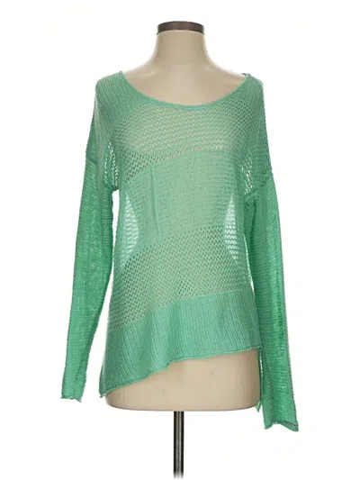 Pre-owned Prana Pullover Sweater In Green