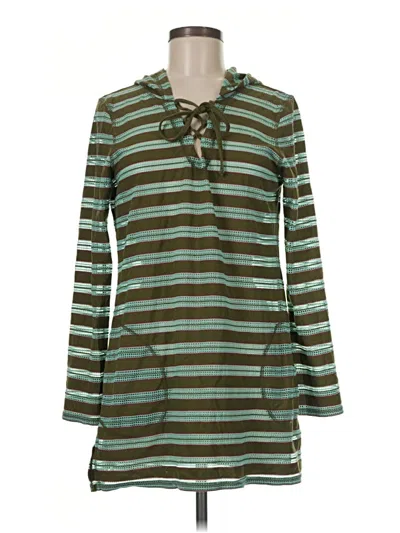Pre-owned Prana Pullover Sweater In Green