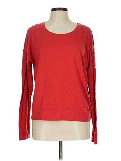 Pre-owned Prana Pullover Sweater In Red