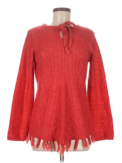 Pre-owned Prana Pullover Sweater In Red