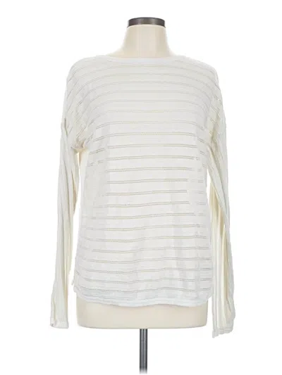 Pre-owned Prana Pullover Sweater In White