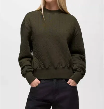 Prana Relaxed-fit Crewneck Pullover Top In Spruce In Green