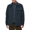 Prana Ridgecrest Organic Cotton Corduroy Chore Coat In Stormy Night