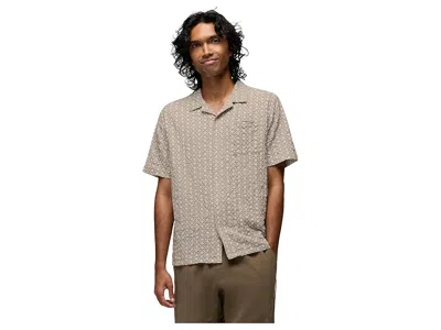 Prana Road's End Short Sleeve Shirt In Neutral
