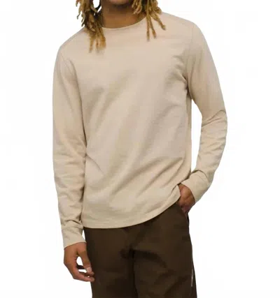 Prana Ronnie Crew Ii Sweatshirt In Sandstone In Neutral