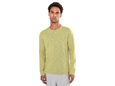 Prana Ronnie Henley Ii Men's Clothing Olympia: Lg, Cotton/polyester In Green