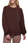 Prana Shea Crewneck Sweatshirt In Mocha