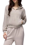 Prana Shea Full Zip Hoodie In Almond