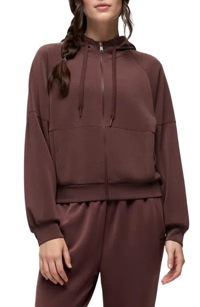 Prana Shea Full Zip Hoodie In Brown