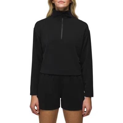 Prana Shea Half Zip In Black