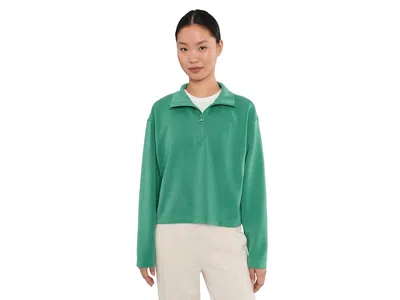 Prana Shea Half Zip In Green