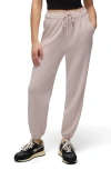 Prana Shea High Waist Drawstring Joggers In Almond