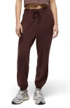 Prana Shea High Waist Drawstring Joggers In Mocha