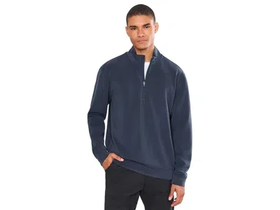 Prana Shea Soft 1/4 Zip Men's Sweatshirt Nautical: Xl In Blue