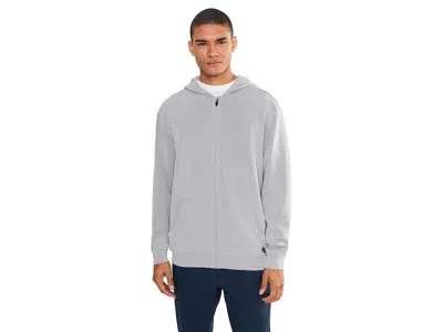 Prana Shea Soft Full Zip Hoodie Men's Sweatshirt Sterling: Lg In Gray