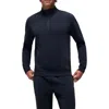 Prana Shea Soft Quarter Zip Pullover In Blue