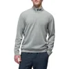 Prana Shea Soft Quarter Zip Pullover In Gray