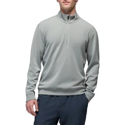 Prana Shea Soft Quarter Zip Pullover In Sterling