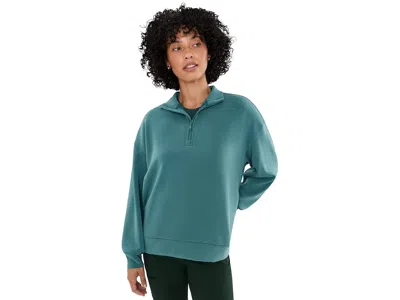 Prana Shea Soft Relaxed Half Zip Pullover In Multi
