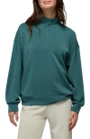 Prana Shea Soft Relaxed Half Zip Pullover In Multi