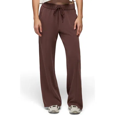 Prana Shea Soft Wide Leg Pants In Brown