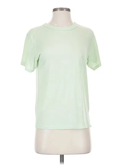 Pre-owned Prana Short Sleeve Top Green Crew Neck Tops