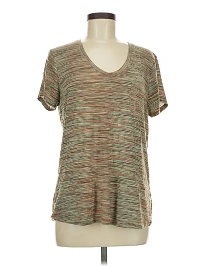 Pre-owned Prana Short Sleeve T-shirt In Brown