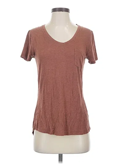 Pre-owned Prana Short Sleeve T-shirt In Brown