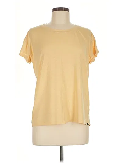 Pre-owned Prana Short Sleeve T-shirt In Gold