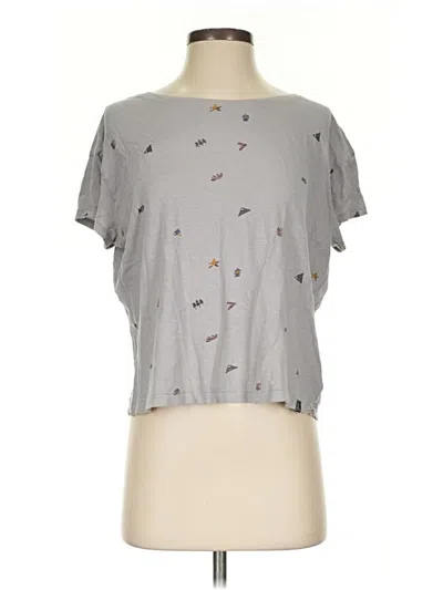 Pre-owned Prana Short Sleeve T-shirt In Gray