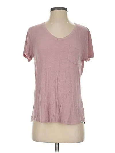 Pre-owned Prana Short Sleeve T-shirt In Pink