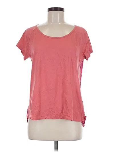 Pre-owned Prana Short Sleeve T-shirt In Pink
