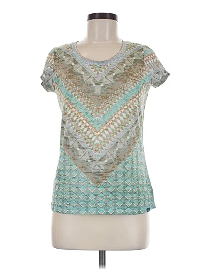 Pre-owned Prana Short Sleeve T-shirt In Teal