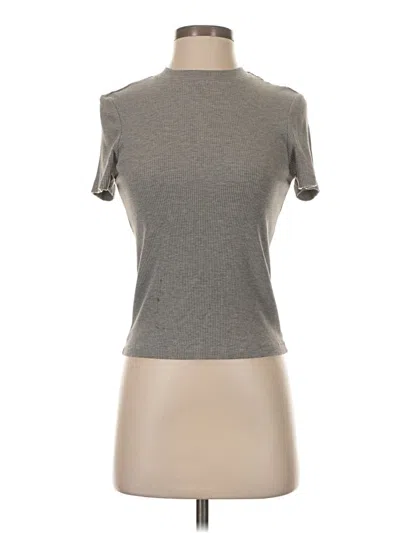Pre-owned Prana Short Sleeve Turtleneck In Gray